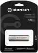 Флеш пам'ять USB Kingston IronKey Locker+ 50 128GB USB 3.2 Silver (IKLP50/128GB) - зображення 3