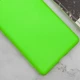 Чехол TPU GETMAN Liquid Silk Full Camera для Samsung Galaxy A35 Салатовый / Neon Green - изображение 3