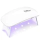 Лампа мини для полимеризации гель лака SUN гибридная ультрафиолетовая UV LED 6W от USB для наращивания ногтей маникюра педикюра, Белая - изображение 2