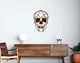 Декоративне панно на стіну з дерева Upwood Decor Череп Scull 35.8 х 25 см black - зображення 2
