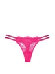 Жіночий комплект (бюст+трусики стрінги) Victoria's Secret Shine Strappy Unlined 75B/S рожевий - зображення 3