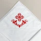 Крыжма махровая с вышивкой Family Tradition унисекс 100х100 см белая Виноградная лоза - изображение 2