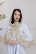 Накидка-палантин Family Tradition для храма с кружевом 90х90 см белый Элегантность - изображение 1