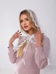 Накидка палантин для храма Family Tradition из фатина 90х90 см белый Бесконечность - изображение 4