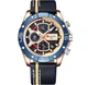 Наручные Кварцевые Мужские Часы Cayon 1996 CH0342 Gold-Blue - изображение 1