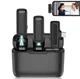 Петличний Бездротовий Bluetooth Мікрофон Lavalier J13 для Type-C смартфонів Петличка з шумопоглинанням Black - зображення 1