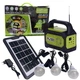 Ліхтар GD-17 GDPLUS Solar Lighting System Чорно-зелений - зображення 1