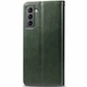 Чехол книжка на Samsung Galaxy S24+ / для самсунг С24 плюс искусственная кожа Зелёный - изображение 3