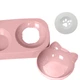 Миска для котов с поилкой Taotaopets 119906 Pink 22*28,2*14,5 см - изображение 3