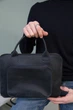 Шкіряна сумка-чохол для ноутбука 16" Apple / Asus / Dell / Lenovo / HP / Honor / Acer / Huawei / Xiaomi - (LC-05) - Синій - изображение 5