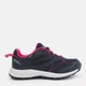 Детские треккинговые кроссовки для девочки Jack Wolfskin Woodland TEXAPORE LOW K 4042162_8333 27 (10) 16.5 см Синие (4064993186901) - изображение 1