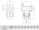 Колено настенное UNIDELTA 1034 Ø20x1/2" В PN16 PP-B (УФ-защита) - изображение 2