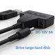 Кабель адаптер переходник USB to SATA с дополнительным питаниемдля 12в для 2,5 / 3,5" HDD / SSD дисков (внешний карман) - изображение 2