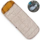 Спальный мешок одеяло с капюшоном Ranger 4 Season. Brown. 200x85см. -10/+5°C. Кемпинговый спальник Рейнджер RA_5515B. - изображение 1