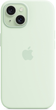 Etui Apple MagSafe Silicone Case dla iPhone 15 Soft Mint (MWNC3) - obraz 4