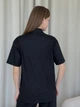 Сорочка лляна оверсайз жіноча Merlini Ніно 200001201 L-XL Чорна (200001201_2) - зображення 2