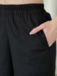 Брюки льняные широкие летние женские Merlini Торіо 600001201 L-XL Черные (600001201_2) - изображение 5