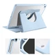 Чехол книжка Wiwio для Apple New iPad 5 (9.7" экран) поворотный на 360 градусов, Blue - изображение 3
