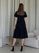 Сукня трапеція лляна міді літня жіноча Merlini Гутта 700001241 L-XL Чорне (700001241_2) - зображення 2