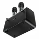 Бездротова Bluetooth колонка акустика Hoco BS41 plus | 2 мікрофони, BT/TF/USB/AUX, 20W| Чорний - зображення 7