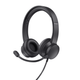 Наушники Trust Ayda USB PC headset проводные 1.8м Черный (25088) - изображение 2