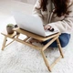 Столик для ноутбука бамбуковый Ruhhy Laptop Table 67 х 28 х 26,5 см (S23452) - изображение 4