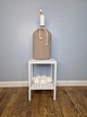 Стеллаж, этажерка на 2 полочки из натурального дерева WoodDecor Белый - изображение 6