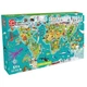 Пазл Hape игра Карта мира 105 элементов (E1626) - изображение 1