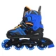 Роликовые коньки раздвижные Fei Bao 1789 размер 39-42 Black-Blue-Orange - изображение 4