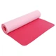 Коврик для фитнеса и йоги двухслойный Sp-Sport 3046 размер 183x61x0,6см Light Pink-Fuchsia - изображение 3