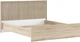 Кровать (каркас) Брус LOZ160 Гербор двухспальная Дуб сонома/нимфеа альба - изображение 1