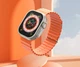 Умные смарт часы XO M9 Ultra 49mm AMOLED дисплей наручные смарт-часы с функцией приема звонков оранжевые - изображение 2
