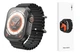 Розумний смарт годинник Smart Watch Hoco Y12 Ultra 49mm електронний з магнітною зарядкою та мікрофоном чорний - зображення 1