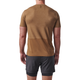 Футболка тактическая потоотводящая 5.11 Tactical PT-R Charge Short Sleeve Top 2.0 S Battle Brown Heather - изображение 2