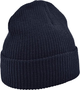 Шапка акриловая крупной вязки Beanie Cap Dark Navy - изображение 5