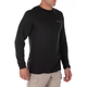 Реглан 5.11 Tactical Triblend Legacy Long Sleeve Tee L Black Heather - зображення 4