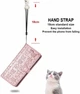Чохол Embossed Cat and Dog для Xiaomi Redmi 12C книжка шкіра PU з візитницею рожеве золото - зображення 5