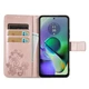 Чехол Clover для Motorola Moto G54 / G54 Power книжка кожа PU с визитницей розовое золото - изображение 2