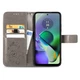 Чохол Clover для Motorola Moto G54 / G54 Power книжка шкіра PU з візитницею сірий - зображення 2