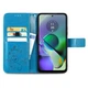 Чохол Clover для Motorola Moto G54 / G54 Power книжка шкіра PU з візитницею блакитний - зображення 2