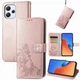 Чехол Clover для Xiaomi Redmi 12 книжка кожа PU с визитницей розовое золото - изображение 1