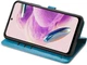 Чехол Embossed Cat and Dog для Xiaomi Redmi Note 12S книжка кожа PU с визитницей голубой - изображение 4