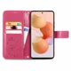 Чехол Clover для Xiaomi Redmi Note 12S книжка кожа PU с визитницей малиновый - изображение 2