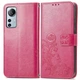 Чехол Clover для Xiaomi Redmi Note 12S книжка кожа PU с визитницей малиновый - изображение 4