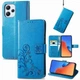 Чехол Clover для Xiaomi Redmi 12 книжка кожа PU с визитницей голубой - изображение 1