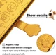 Чохол Embossed Cat and Dog для Xiaomi Redmi 12C книжка шкіра PU з візитницею жовтий - зображення 6