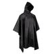 Пончо тактичне Mil-Tec One size Плащ-палатка One size Чорний PONCHO PE R/S 780GR. SCHWARZ (10630002) - зображення 1