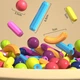 Детский магнитный 3D конструктор палочки и шарики (100 шт деталей) - изображение 7