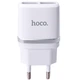 Сетевое зарядное устройство Hoco C12, 2 USB-A, 2.4 А, с кабелем MicroUSB 1 м, белый - изображение 2