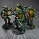 Черепашки Ниндзя Ninja Turtles TMNT игровой набор фигурки игрушки 4 шт 16 см - изображение 1